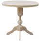 International Concepts Modern Farmhouse 36" Dining Table in Unfinished, , large