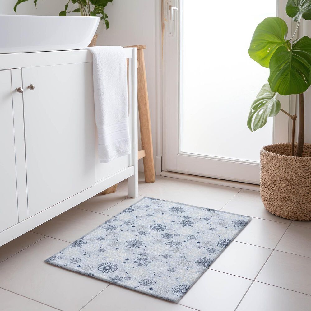 Dalyn Rug Company Wonderland WN31 2&#39;6&quot; x 3&#39;10&quot; Sky Indoor/Outdoor Area Rug, , large