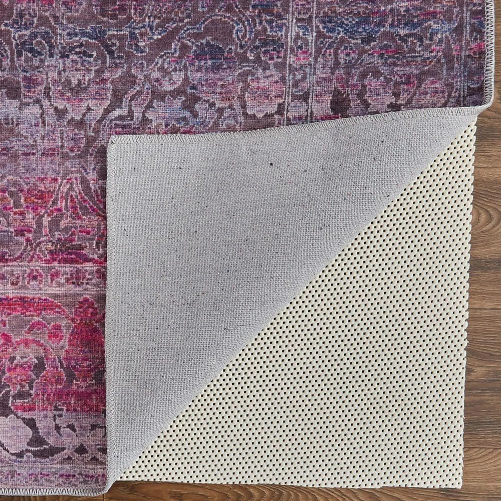 Feizy Voss 2&#39;7&quot; x 8&#39; Pink and Purple Runner, , large