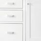 James Martin Addison 30" Single Bathroom Vanity in Glossy White with 3 cm Arctic Fall Solid Surface Top and Rectangular Sink, , large