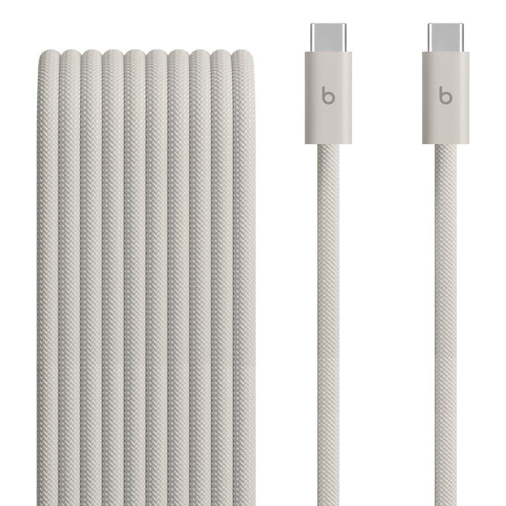 Beats 240W 10" USB-C to USB-C Braided Cable in Surge Stone, , large