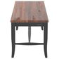Canadel Champlain Bench in Black/Spice Washed, , large