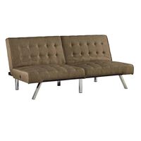 Signature Design by Ashley Sivley Stationary Flip Flop Armless Sofa in Charcoal