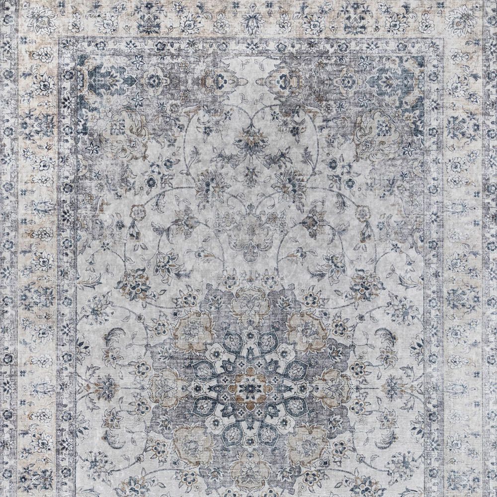 Momeni Karachi KAR-7 3&#39;6&quot; x 5&#39;6&quot; Gray Area Rug, , large