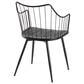 Lumisource Winston Arm Chair in Black, , large