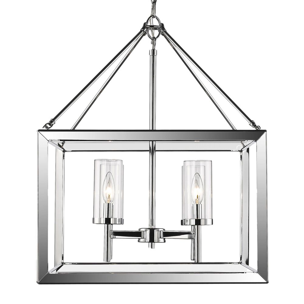 Golden Lighting Smyth 4-Light Chandelier in Chrome, , large