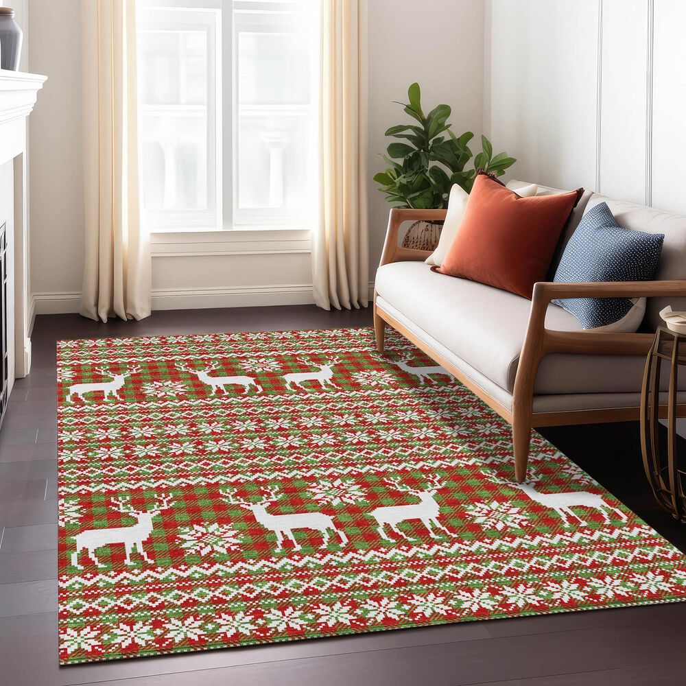 Dalyn Rug Company Wonderland WN28 3&#39; x 5&#39; Fern Indoor/Outdoor Area Rug, , large