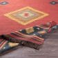 Surya Jewel Tone 9" x 13" Rust, Dark Blue, Charcoal, Camel, Tan, Olive and Brown Area Rug, , large
