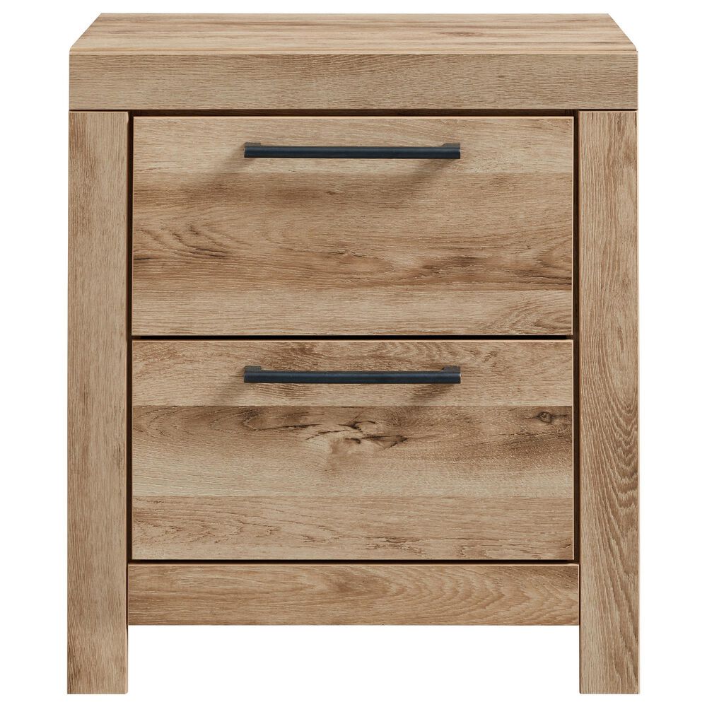 Ashley Hyanna 5-Piece King Bedroom Set in Golden Rustic, , large