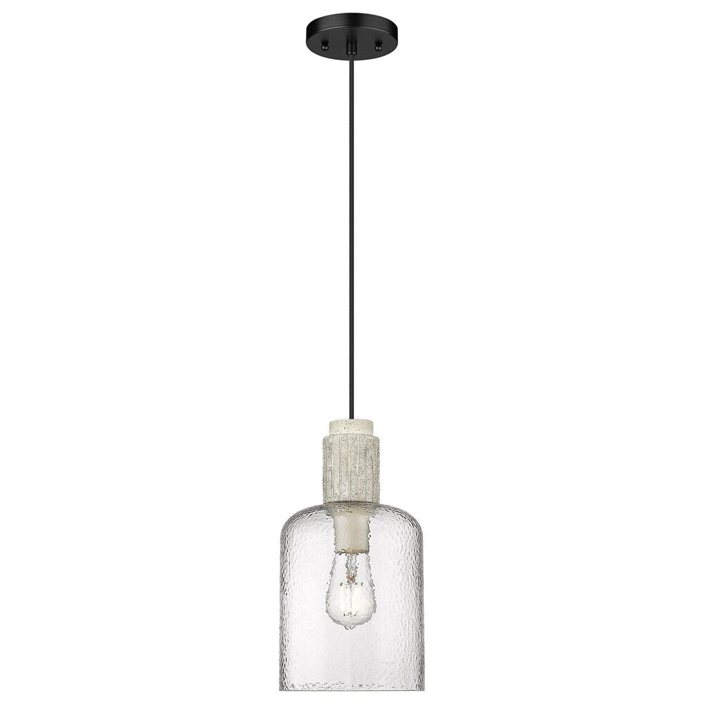 Golden Lighting Pedra Small Pendant in Matte Black, , large