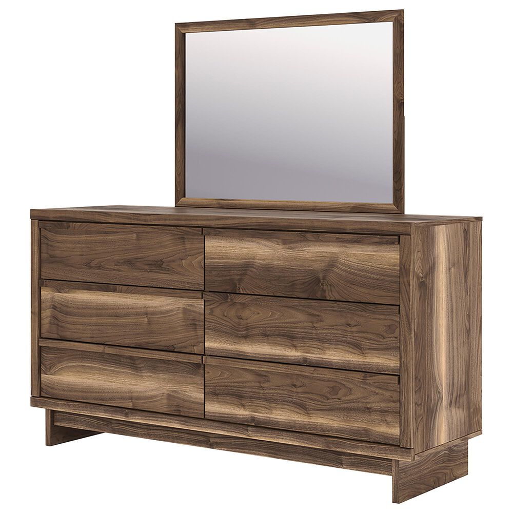 Ashley Chirason 3-Piece King Platform Bedroom Set in Brown, , large