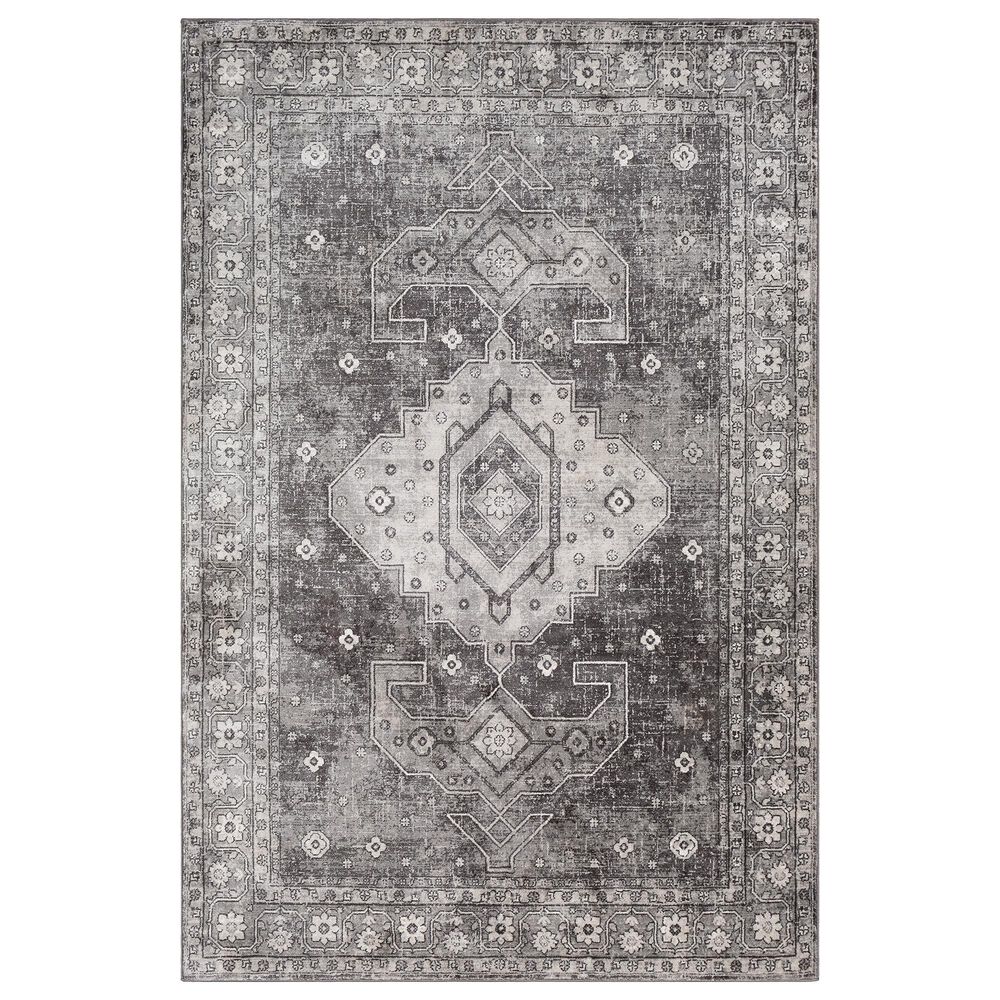Surya Indigo IGO-2324 7"9" x 10"3" Gray, Black and White Area Rug, , large