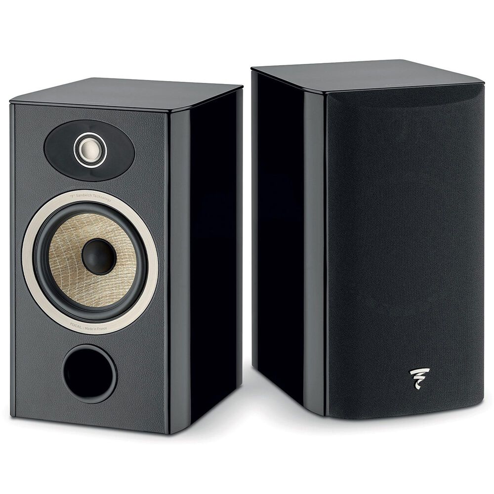 Focal Aria Evo 6.5&quot; N1 Bookshelf Speaker in Black High Gloss, , large