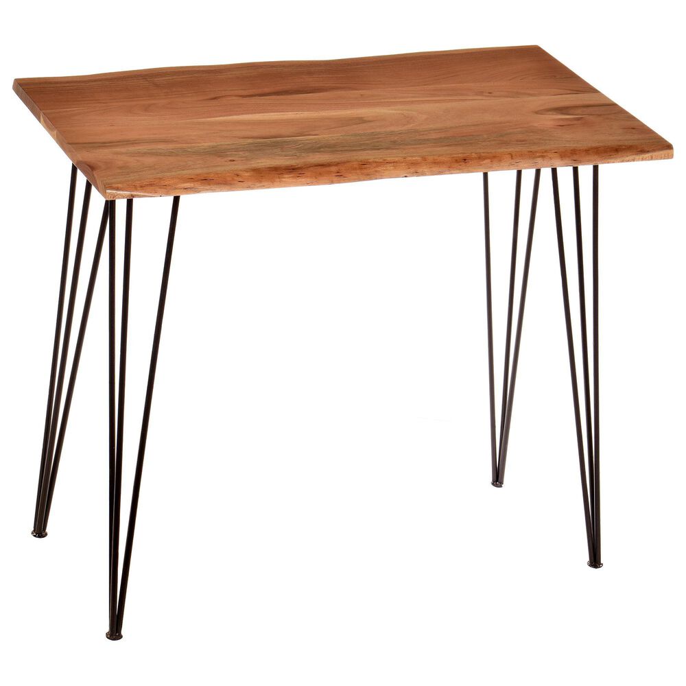 Carolina Chair and Table Seti Live Edge Console Table in Natural and Black, , large