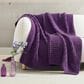 Sunday Citizen Waffle 52" x 75" Lightweight Throw in Grape, , large