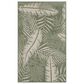 Nourison Garden Oasis GOA02 Green and Ivory 3" x 5" Indoor/Outdoor Area Rug, , large