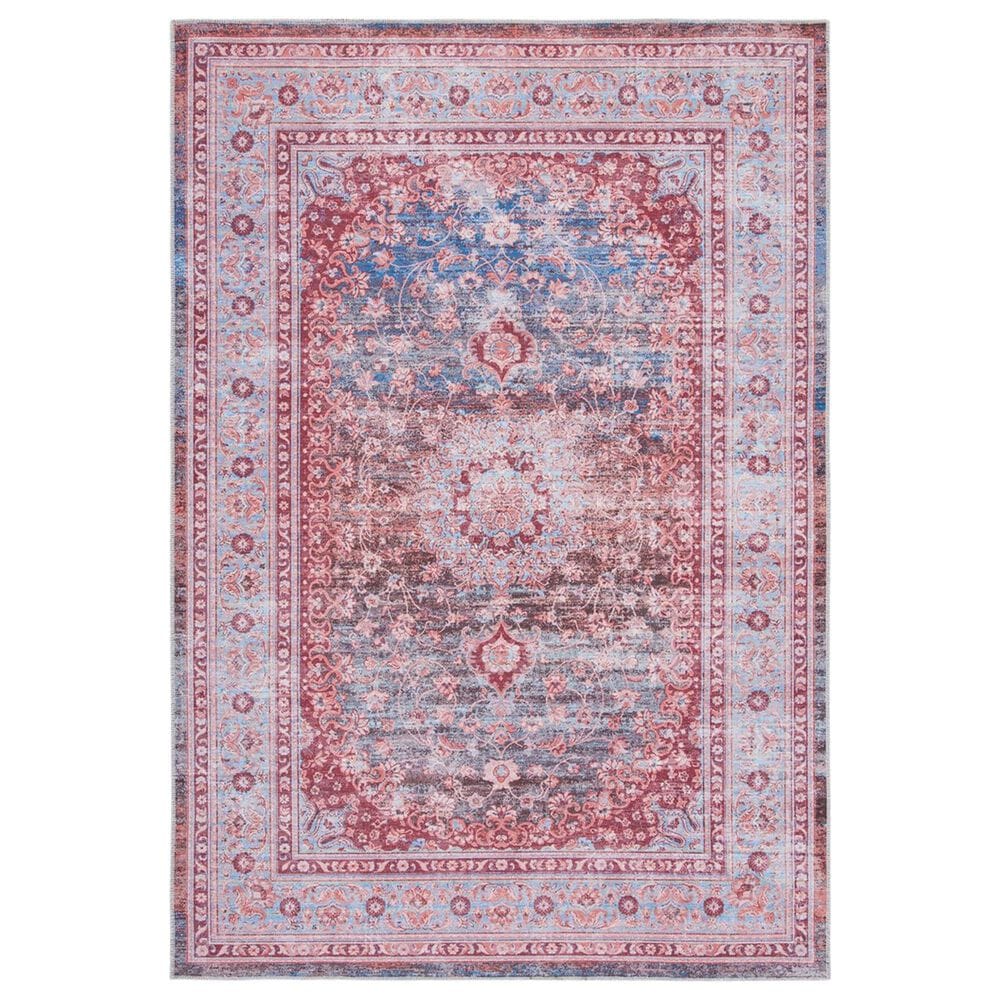 Safavieh Serapi SEP550 9" x 12" Light Blue and Red Area Rug, , large