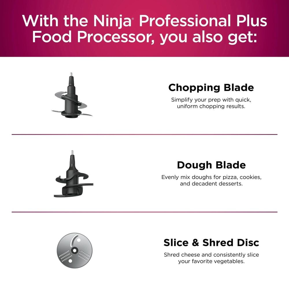 Ninja Ninja Professional Plus Food Processor with Auto-iQ in Stainless Steel, , large