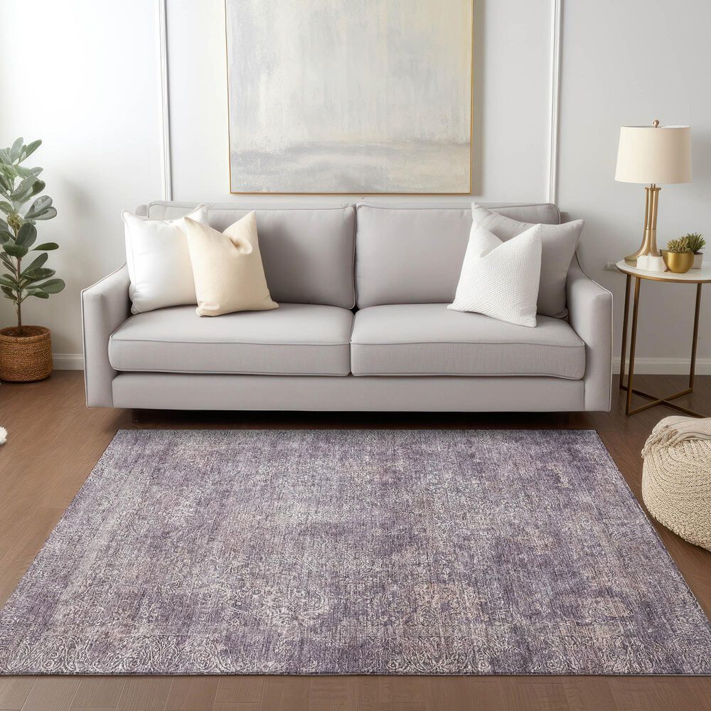 Dalyn Rug Company Burano BU10 8&#39; x 10&#39; Plum Indoor/Outdoor Area Rug, , large