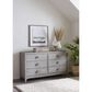 Urban Home Boho Chic 6 Drawer Dresser in Washed White, , large