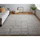 Feizy Navaro 7"9" x 9"9" Gray and Brown Area Rug, , large