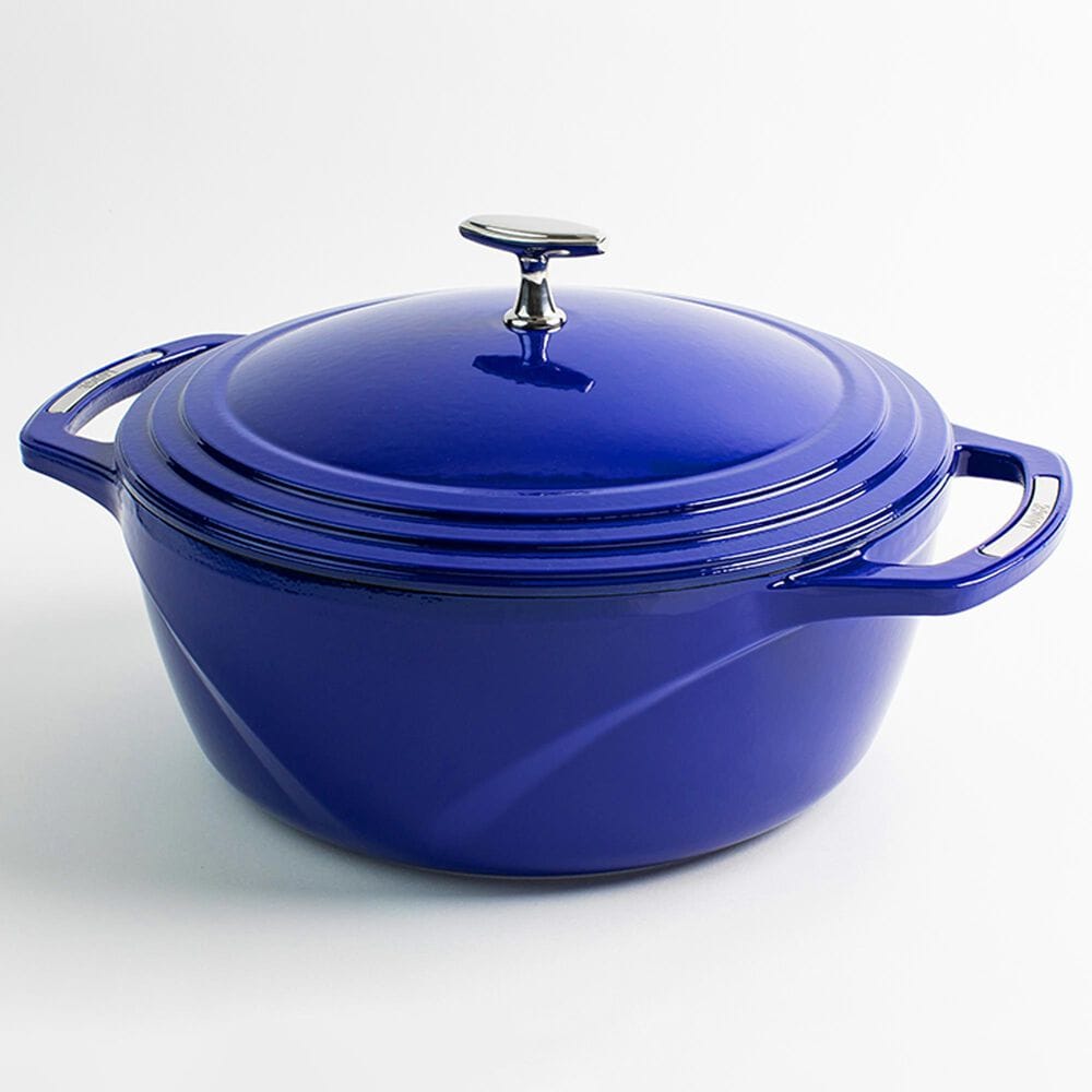 Lodge USA Enamel 7.5 Qt. Cast Iron Dutch Oven in Smooth Sailing, , large