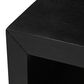 Jofran Dev 1-Shelf End Table in Black, , large