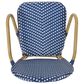 Hearth and Haven 3-Piece Outdoor Bistro Set in Dark Teal and White, , large