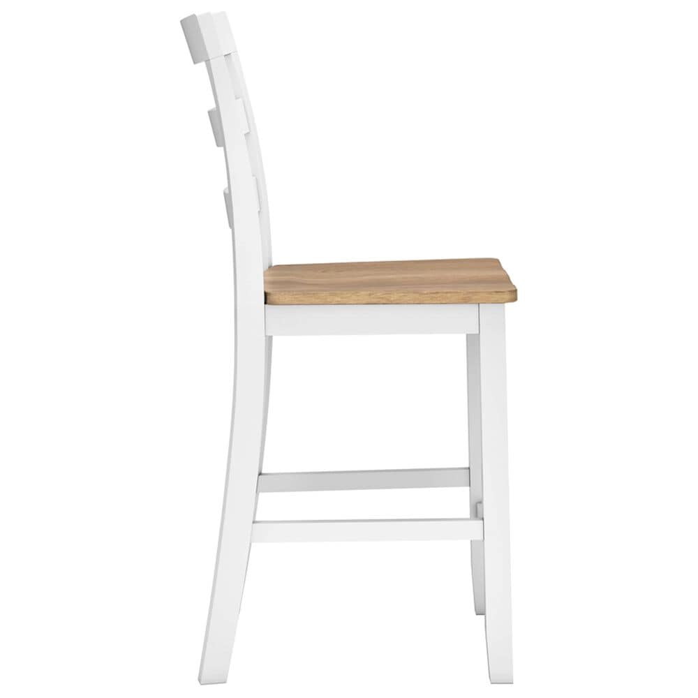 Ashley Gesthaven 3-Piece Counter Height Dining Set in Natural and White, , large