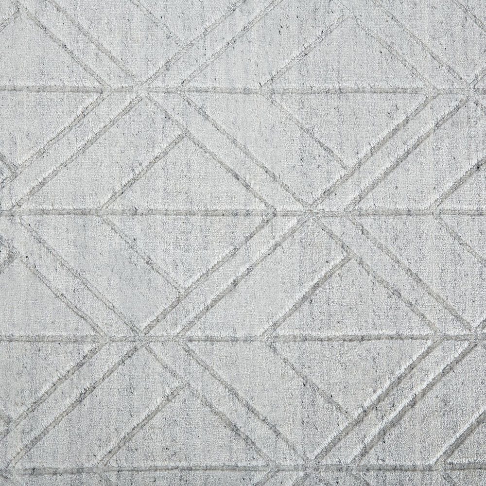 Feizy Redford 8847F 12&#39; x 15&#39; White and Silver Area Rug, , large