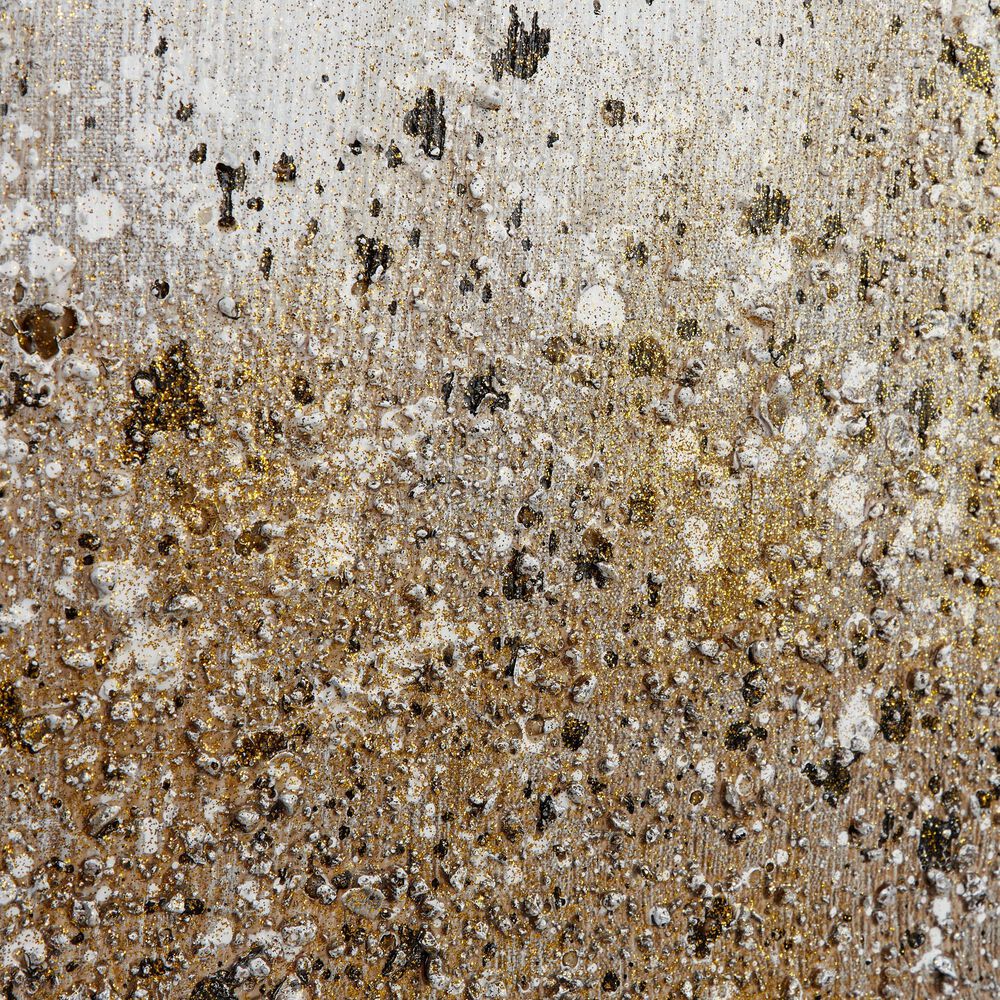 CosmoLiving by Cosmopolitan 40&quot; x 30&quot; Abstract Wall Art in White, Black, Gold and Grey &#40;Set of 2&#41;, , large