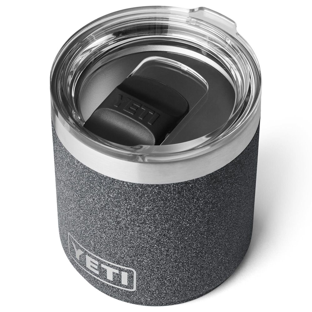 YETI Rambler 10 Oz Stackable Lowball 2.0 with MagSlider Lid in Black Stone, , large