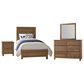 Vaughan Bassett  4-Piece Twin Bedroom Set in Brown, , large