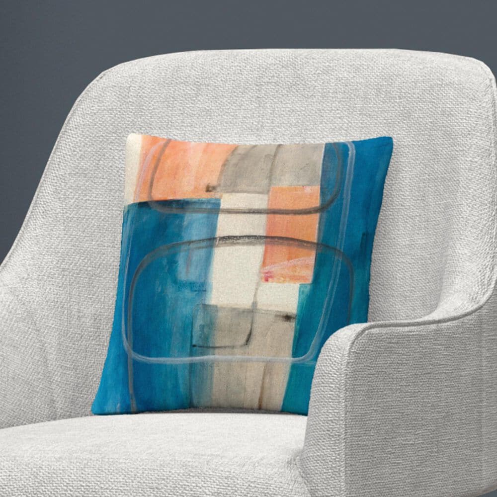 Timberlake Mike Schick 'Passage II v2' 16 x 16 Decorative Throw Pillow, , large