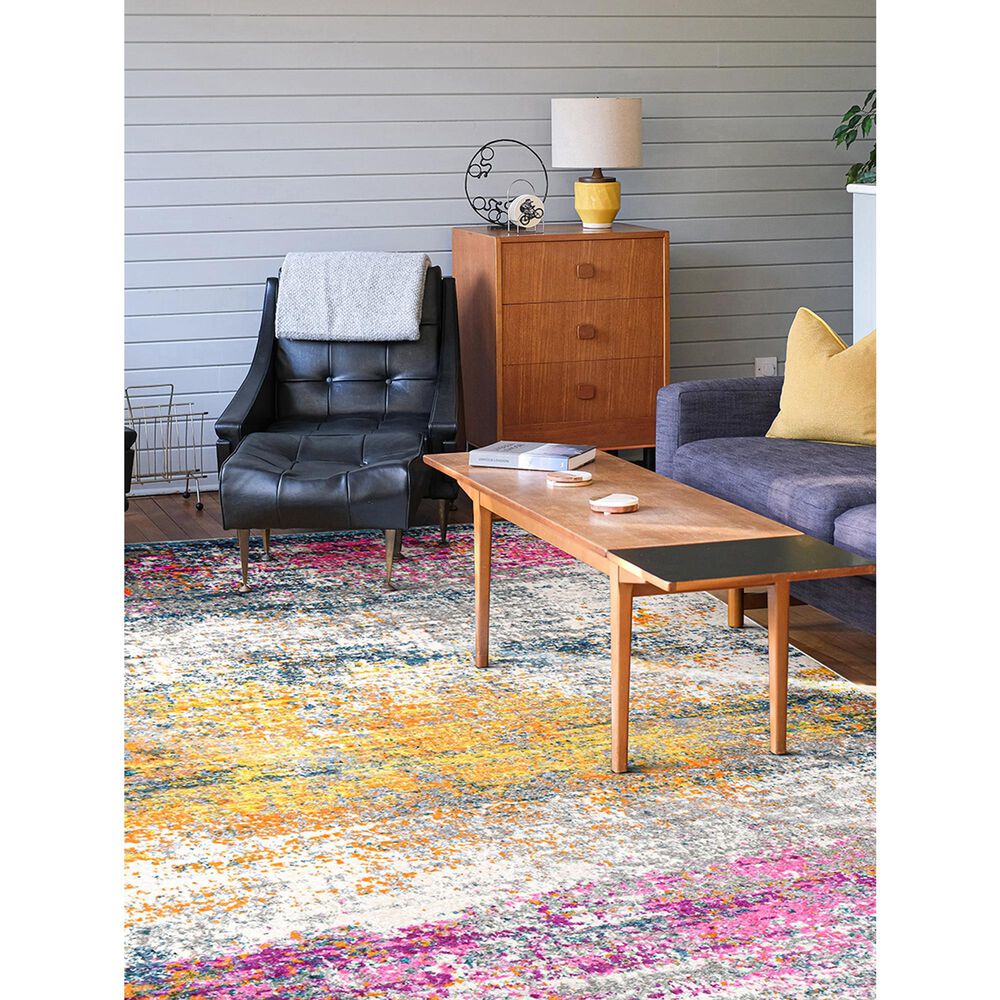 Amer Rugs Montana 3&#39;3&quot; x 5&#39; Orange and Pink Area Rug, , large