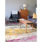 Amer Rugs Montana 3"3" x 5" Orange and Pink Area Rug, , large