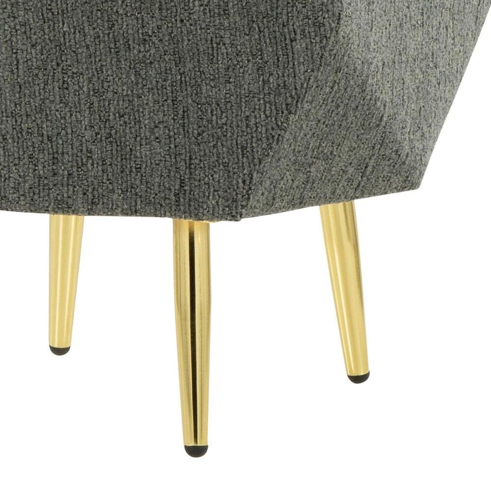 LumiSource Diamond Storage Ottoman in Green, , large