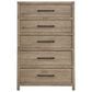 Belle Furnishings Proximity Place 5-Piece King Panel Bedroom Set in Barley Buff, , large