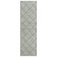Dalyn Rug Company Soft Essentials Plaid Seaside 2"3" x 7"6" Indoor/Outdoor Runner, , large