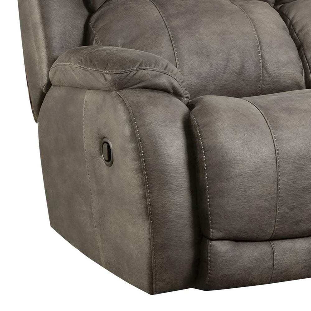 Homestretch Denali 88&quot; Manual Reclining Sofa in Grey, , large