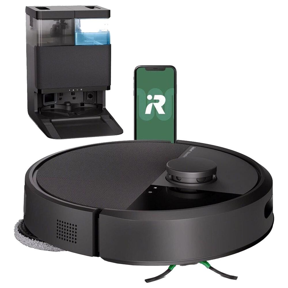 iRobot Roomba Plus 405 Combo Robot Vacuum with AutoWash Dock in Black, , large