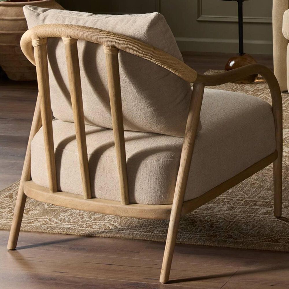 Four Hands Remi Arm Chair in Antwerp Taupe, , large