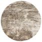 Feizy Parker 3705F 7"9" Round Ivory and Gray Area Rug, , large