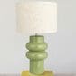 Creative Coop Leo Table Lamp in Green, , large