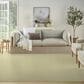 Nourison Courtyard Ivory and Green 8" x 10" Indoor/Outdoor Area Rug, , large