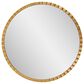 Uttermost Dandridge Round Wall Mirror in Metallic Gold Leaf, , large