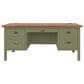 Legends Home Vineyard Executive Desk in Sage and Fruitwood, , large