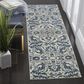 Safavieh Evoke EVK238C 2"2" x 9" Ivory and Blue Runner, , large