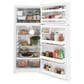 GE Appliances 17.5 Cu. Ft. Top-Freezer Refrigerator with Icemaker in White, , large