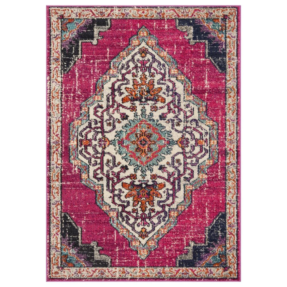 Safavieh Monaco MNC254D 4" x 5"7" Pink Area Rug, , large